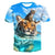 TIGER PRINT T-SHIRT FELINE FRIENDSHIP Tiger-Universe