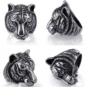 TIGER RING SOLITARY REST