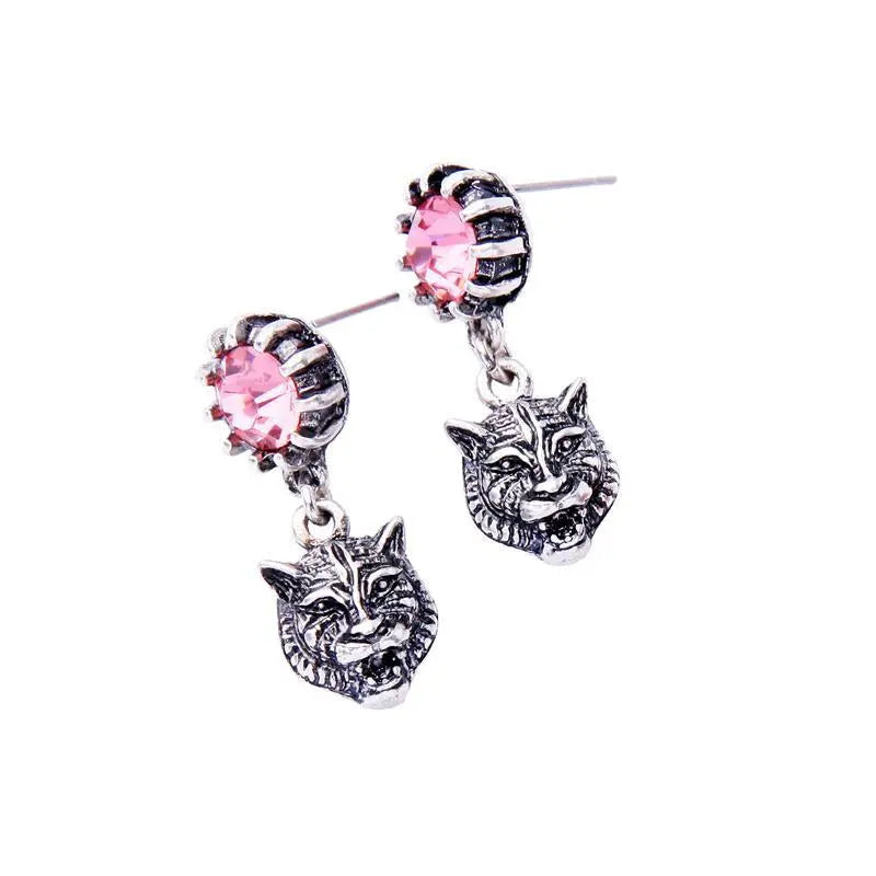 TIGER RUBY EARRINGS