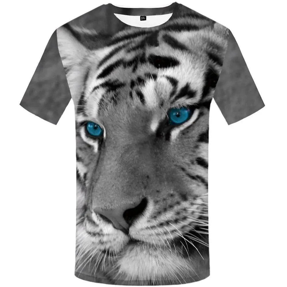 TIGER T-SHIRT AZURE LOOK Tiger-Universe