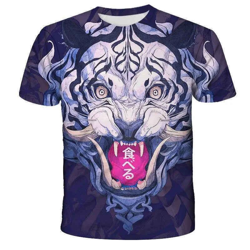 TIGER T-SHIRT JAPANESE MONSTER Tiger-Universe