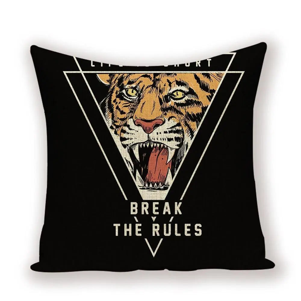 TIGER TRIANGLE CUSHION COVER Tiger-Universe