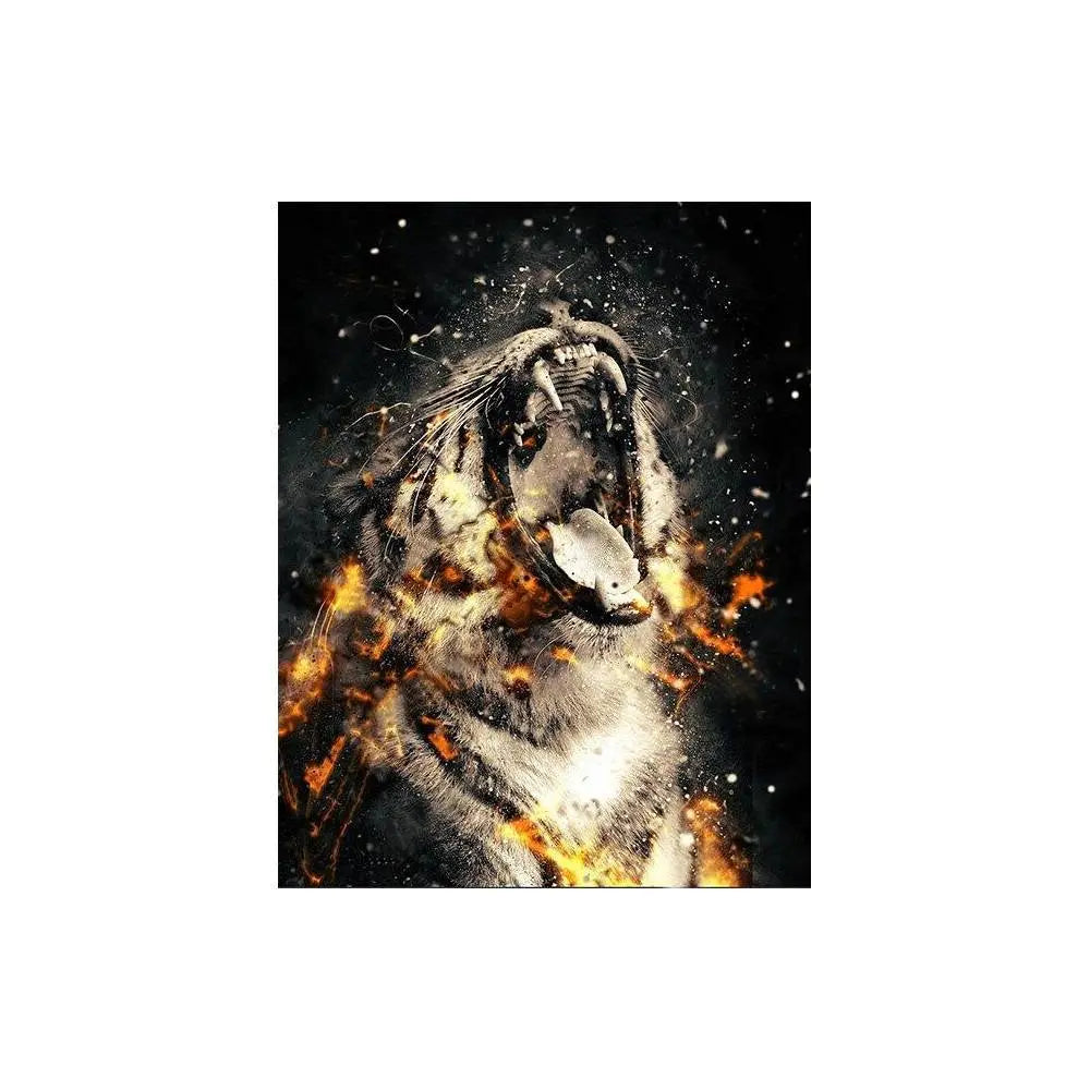 TIGER WALL ART CALL OF THE ELDERS Tiger-Universe