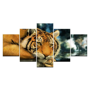 TIGER WALL ART IMAGE OF SYNTHESIS Tiger-Universe