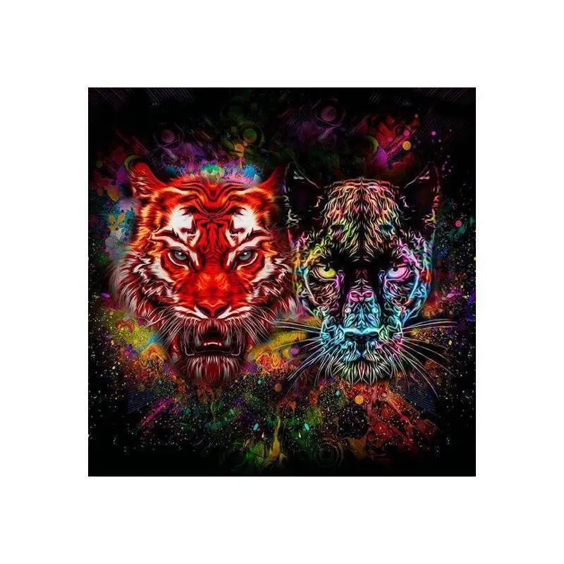 TIGER & PANTHER PAINTING Tiger-Universe