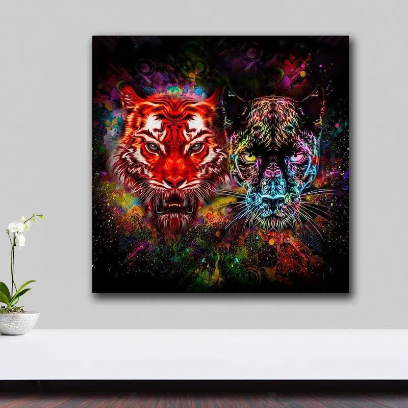 TIGER & PANTHER PAINTING Tiger-Universe