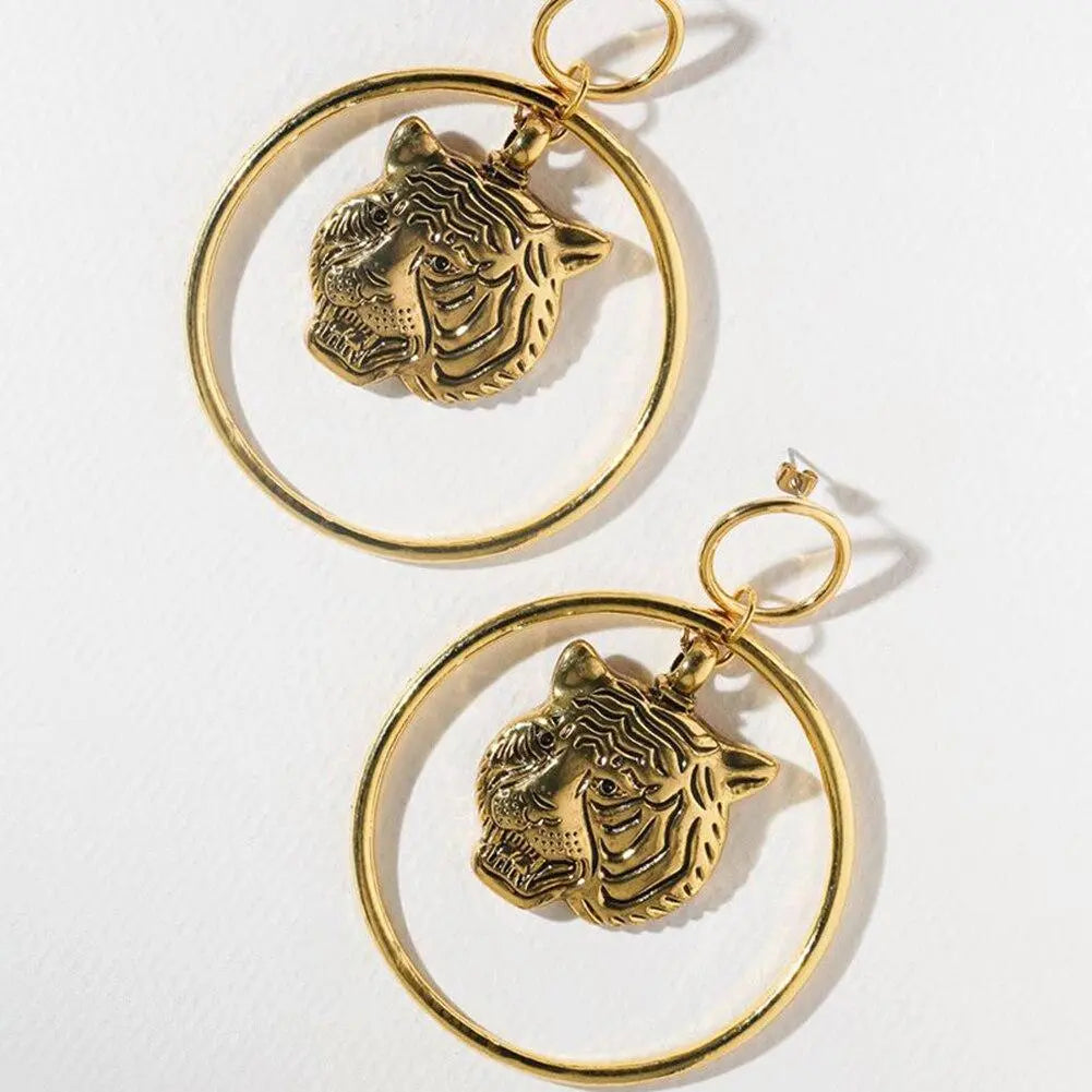 TIGRESS HOOP EARRINGS