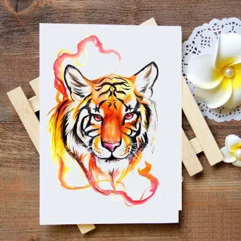 TIGRESS TEMPORARY TATTOO Tiger-Universe