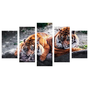 TWO TIGERS CANVA PAINTING Tiger-Universe