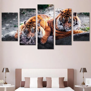 TWO TIGERS CANVA PAINTING Tiger-Universe