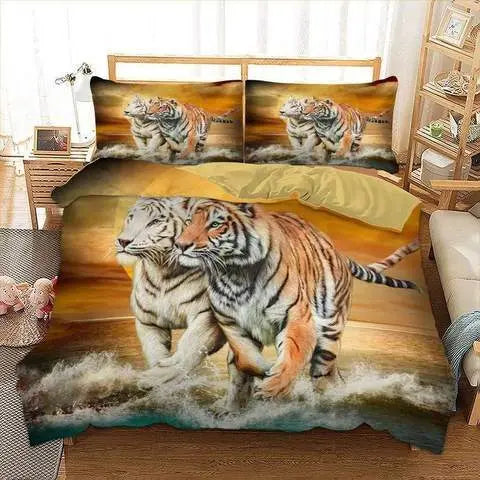 Tiger Double Duvet Cover Tiger-Universe