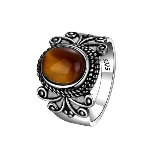 Tiger Eye Ladies Ring Tiger-Universe