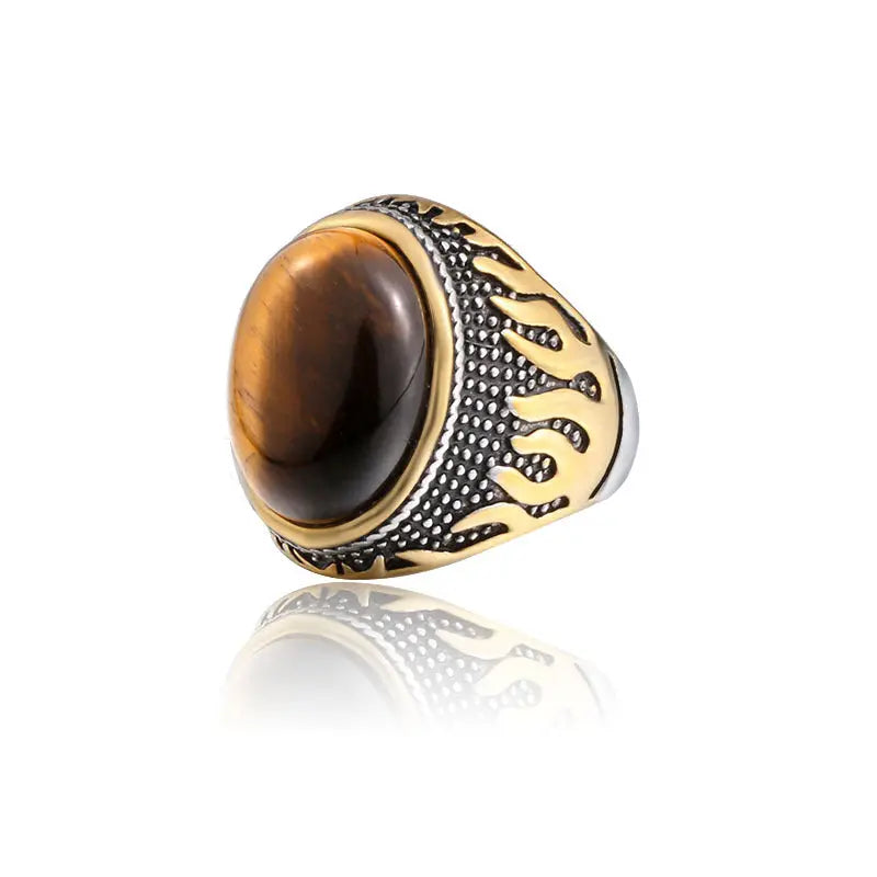 Tiger Eye Ring for Men Tiger-Universe