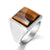 Tiger Eye Stone Ring Tiger-Universe