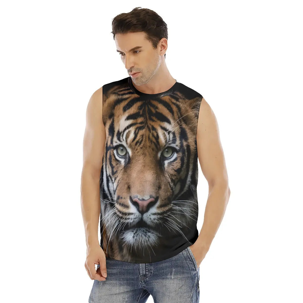 Tiger Face Tank Top Tiger-Universe