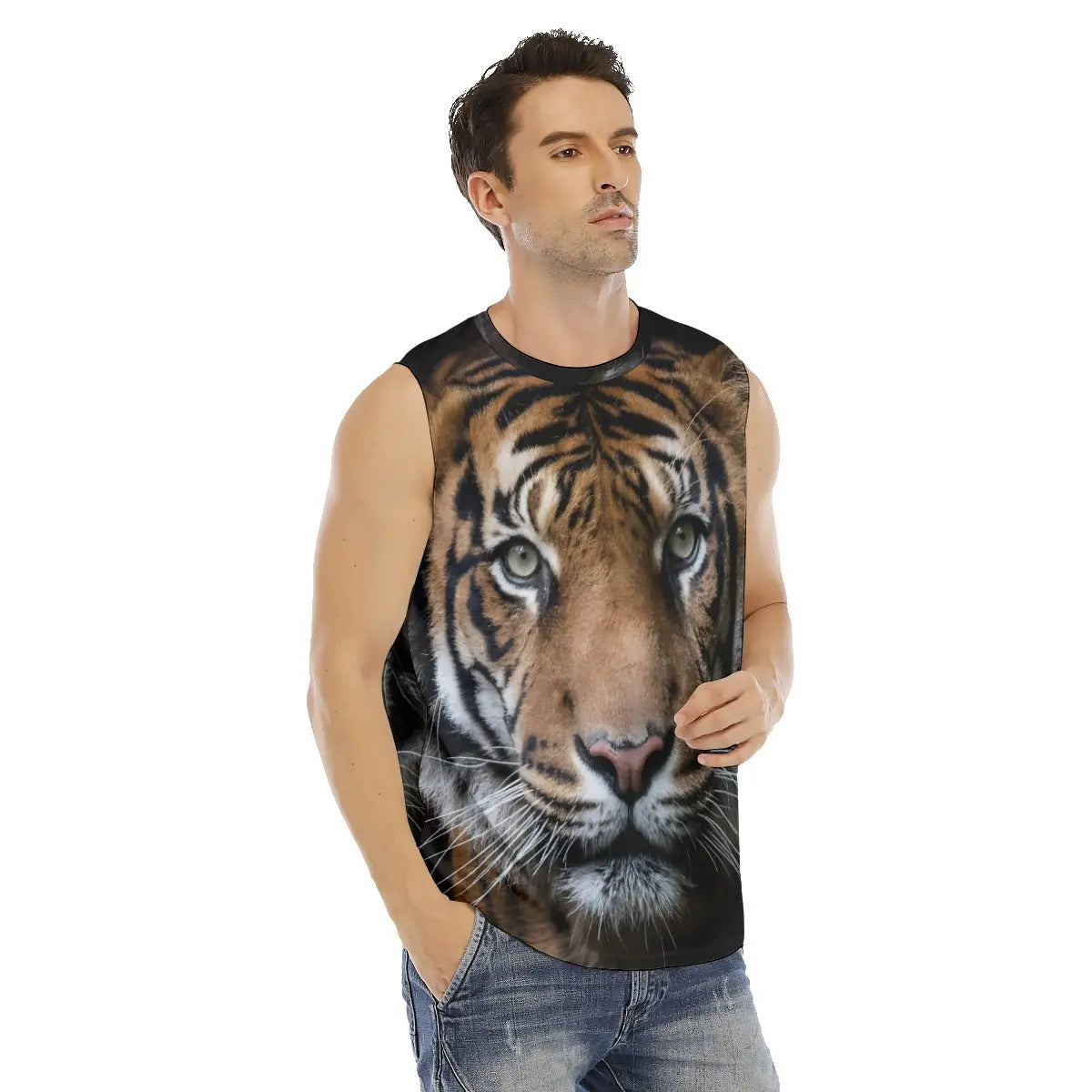 Tiger Face Tank Top Tiger-Universe