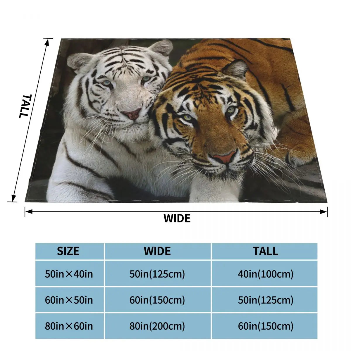 Tiger Fleece Blanket Tiger-Universe