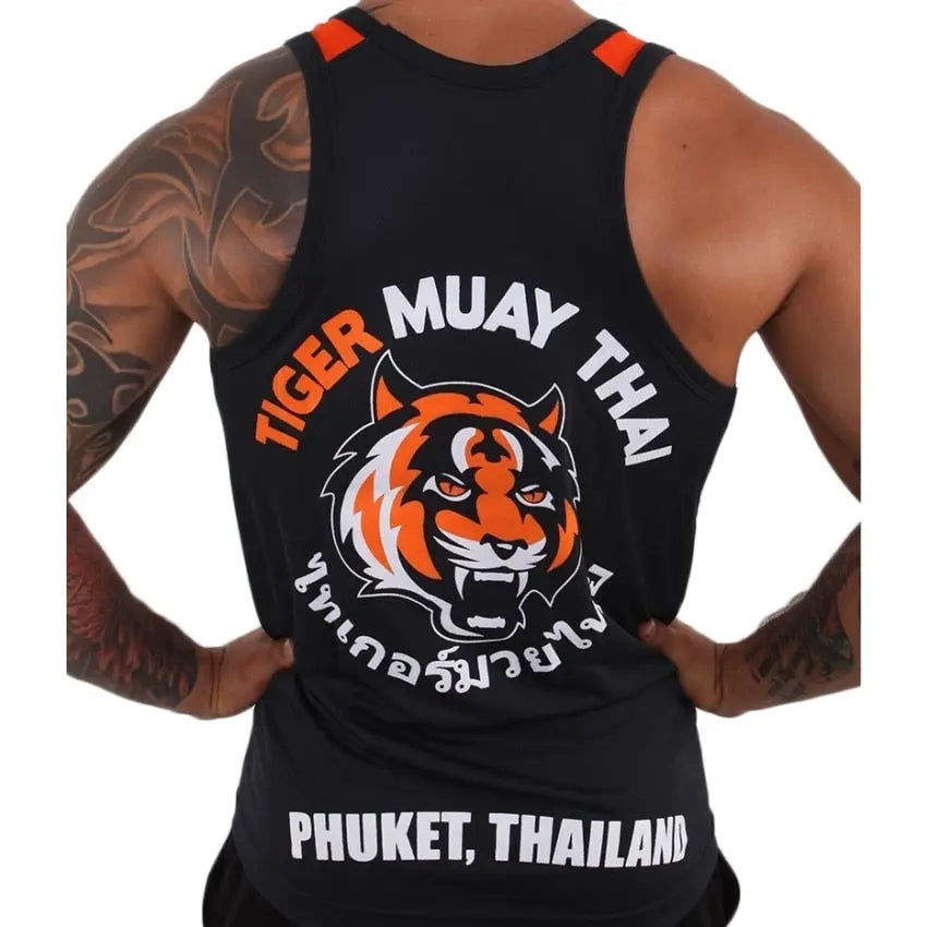 Acheter MMA combat coquille impression lettre tigre Muay Thai