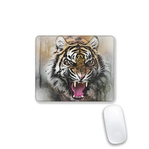 Tiger Print Mouse Pad