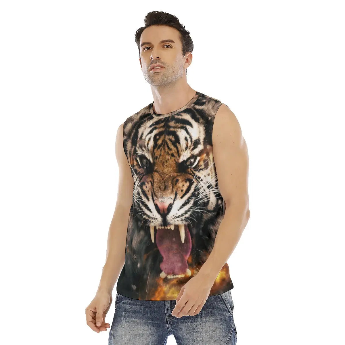 Tiger Print Tank Top Tiger-Universe