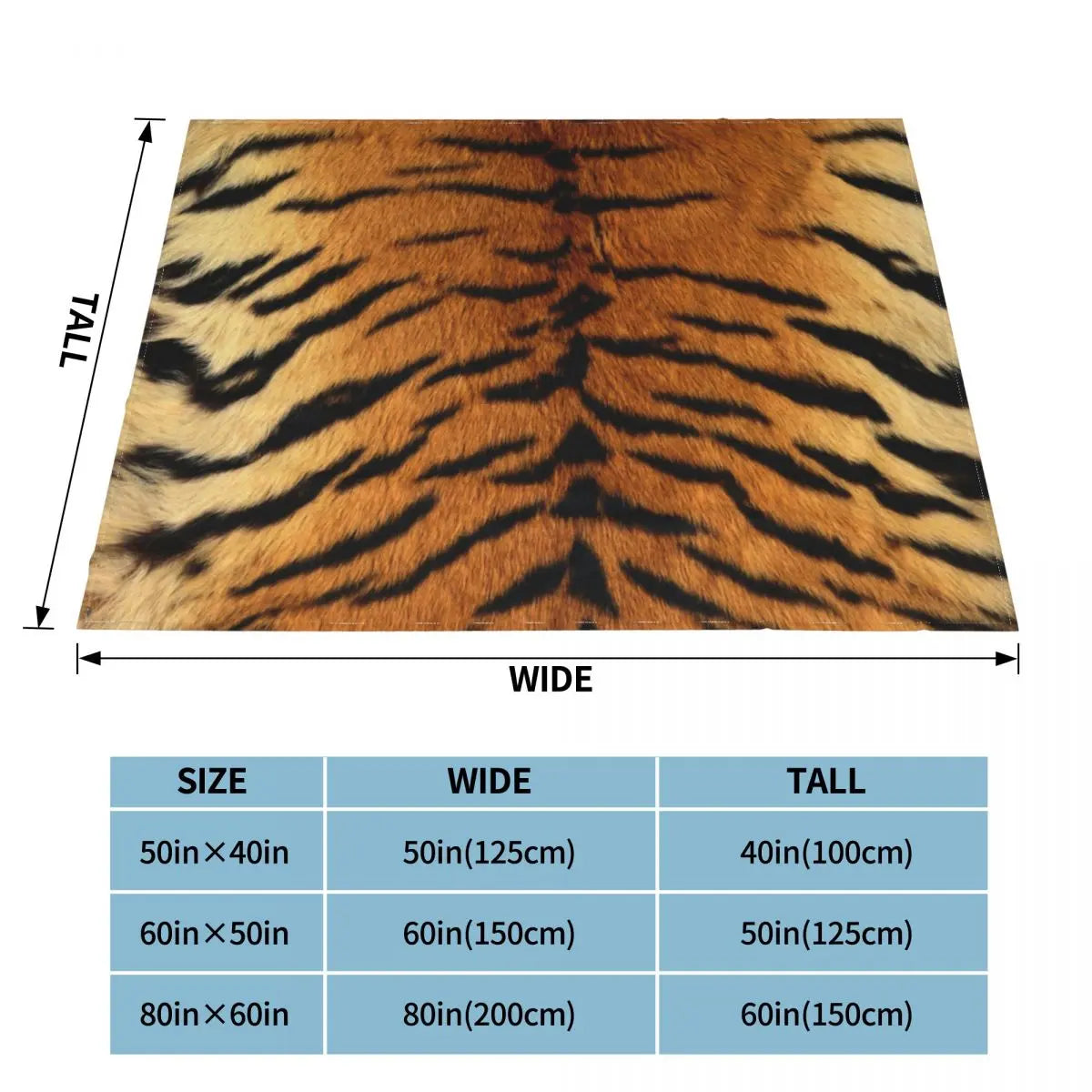 Tiger Stripe Blanket Tiger-Universe