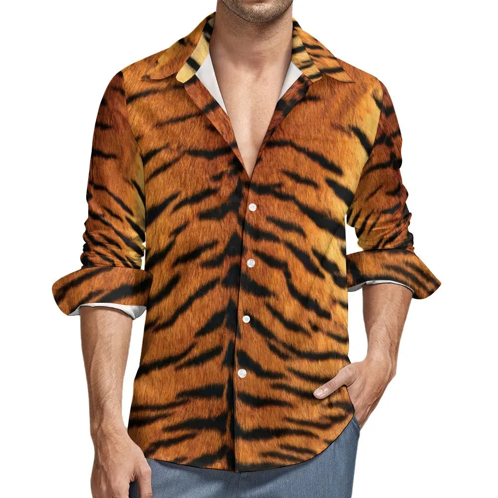 tiger print shirt