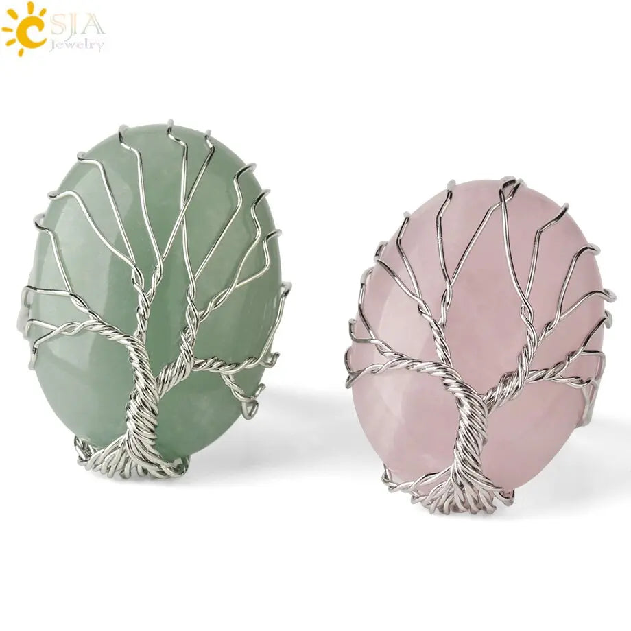 Tree of Life Ring Tiger Eye Tiger-Universe