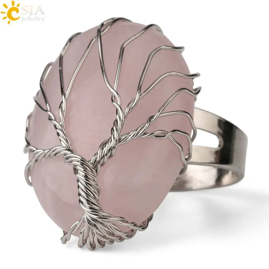 Tree of Life Ring Tiger Eye Tiger-Universe