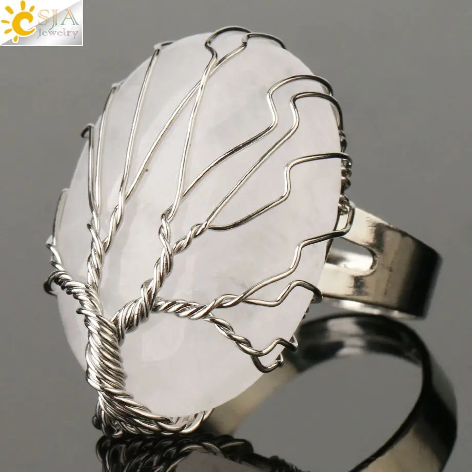Tree of Life Ring Tiger Eye Tiger-Universe