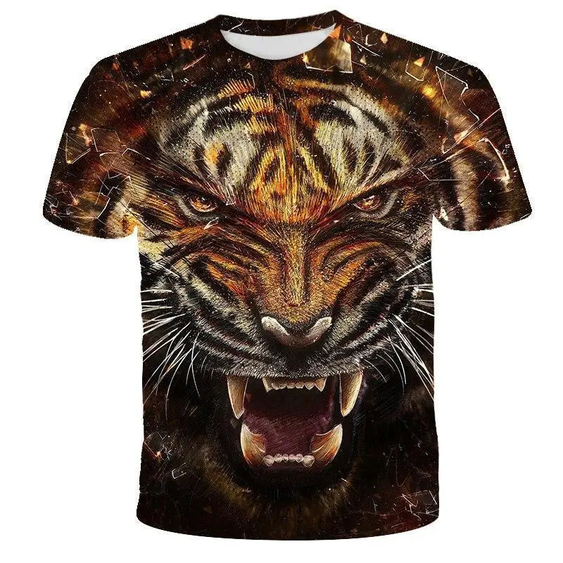 3D Tiger T Shirt | Tiger-Universe