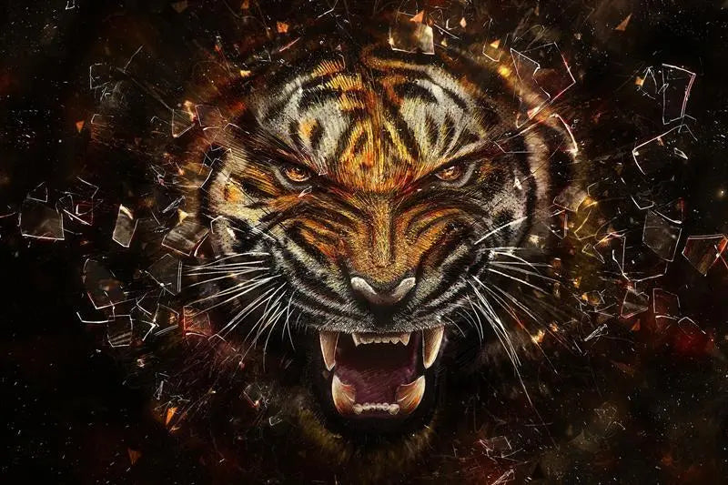 UNLEASHED TIGER 3D PUZZLE Tiger-Universe