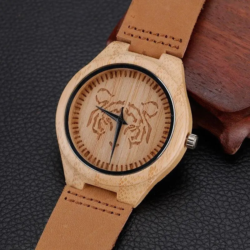 UNRUFFLED TIGER WATCH (WOOD) Tiger-Universe
