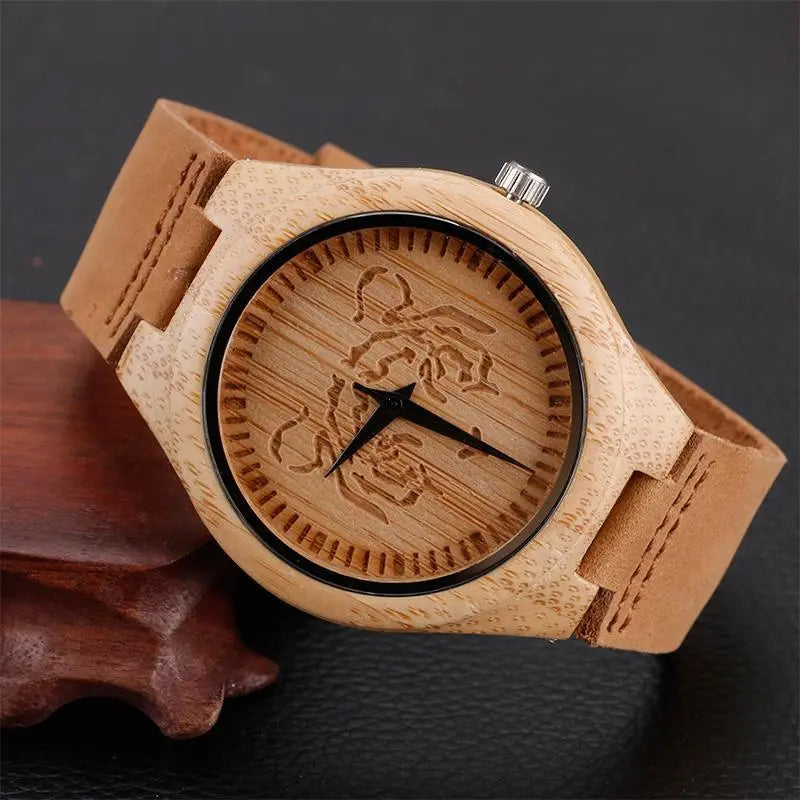 UNRUFFLED TIGER WATCH (WOOD) Tiger-Universe