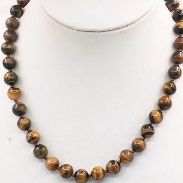 Vintage Tiger Eye Necklace - Main Image