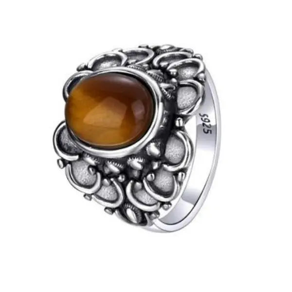 Vintage Tiger Eye Ring Tiger-Universe