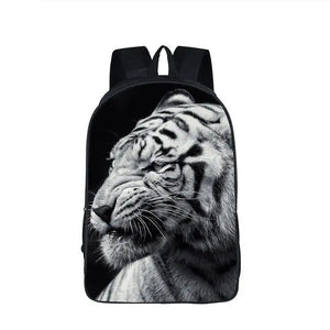WHITE SIBERIAN TIGER HEAD BACKPACK Tiger-Universe