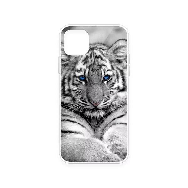 Galaxy S20 Ultra Tiger Picture for Baby Tiger Lover Black and White Photo  Case