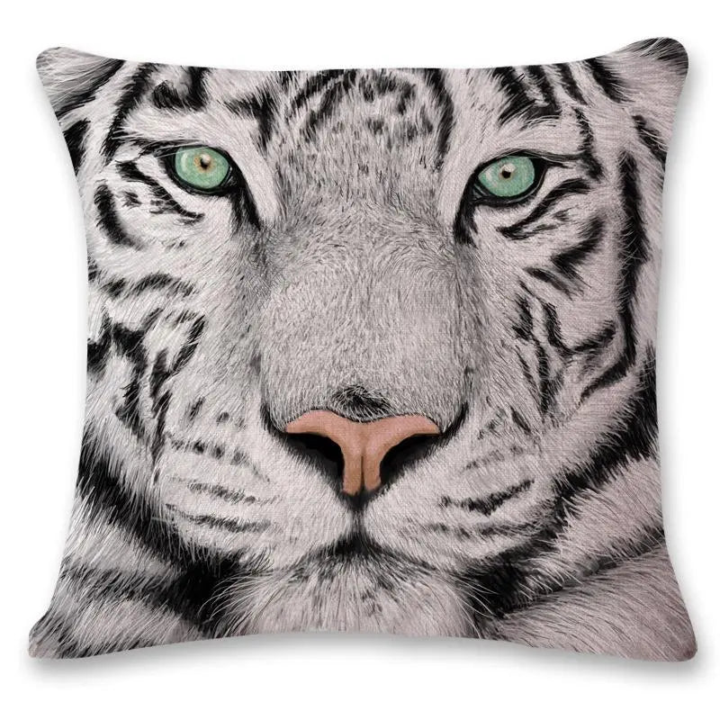WHITE TIGER CUSHION WITH JADE LOOK Tiger-Universe