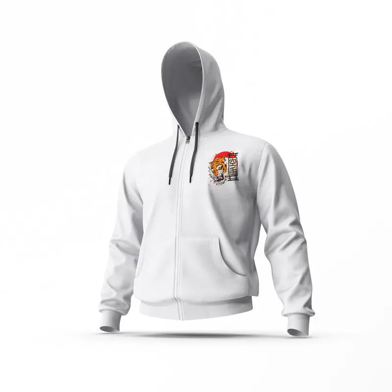 WHITE TIGER HODDIE AZURE LOOK Tiger-Universe