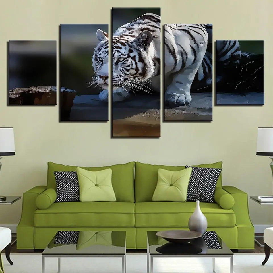 WHITE TIGER PAINTING Tiger-Universe
