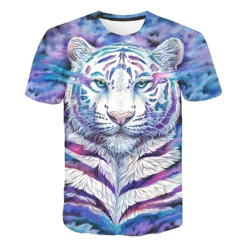 White Tiger Face Shirt