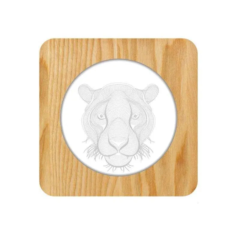 WHITE TIGER TOUCH LAMP WITH LED Tiger-Universe