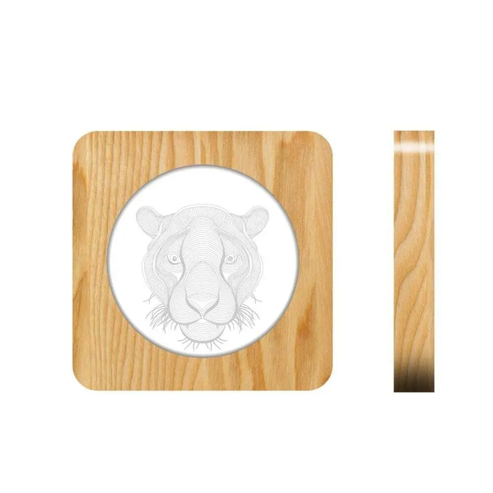 WHITE TIGER TOUCH LAMP WITH LED Tiger-Universe