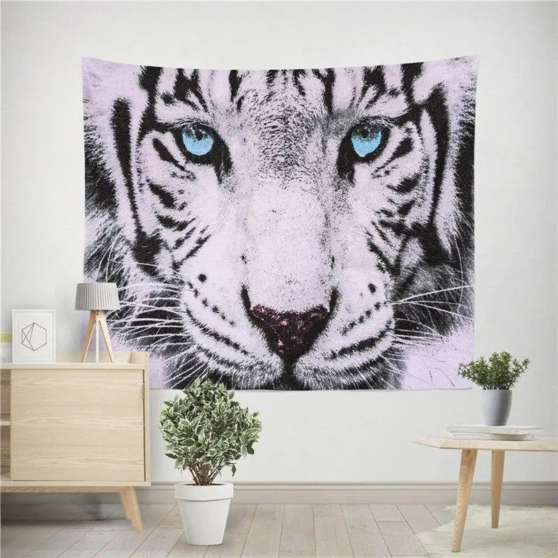 WHITE TIGER WALL TAPESTRY Tiger-Universe