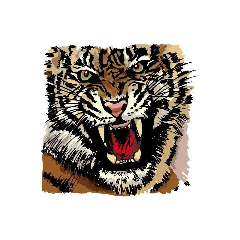 WILD TIGER BACK PATCH Tiger-Universe