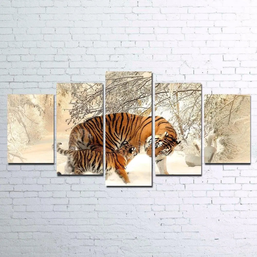 WINTER LOVE TIGER PAINTING Tiger-Universe