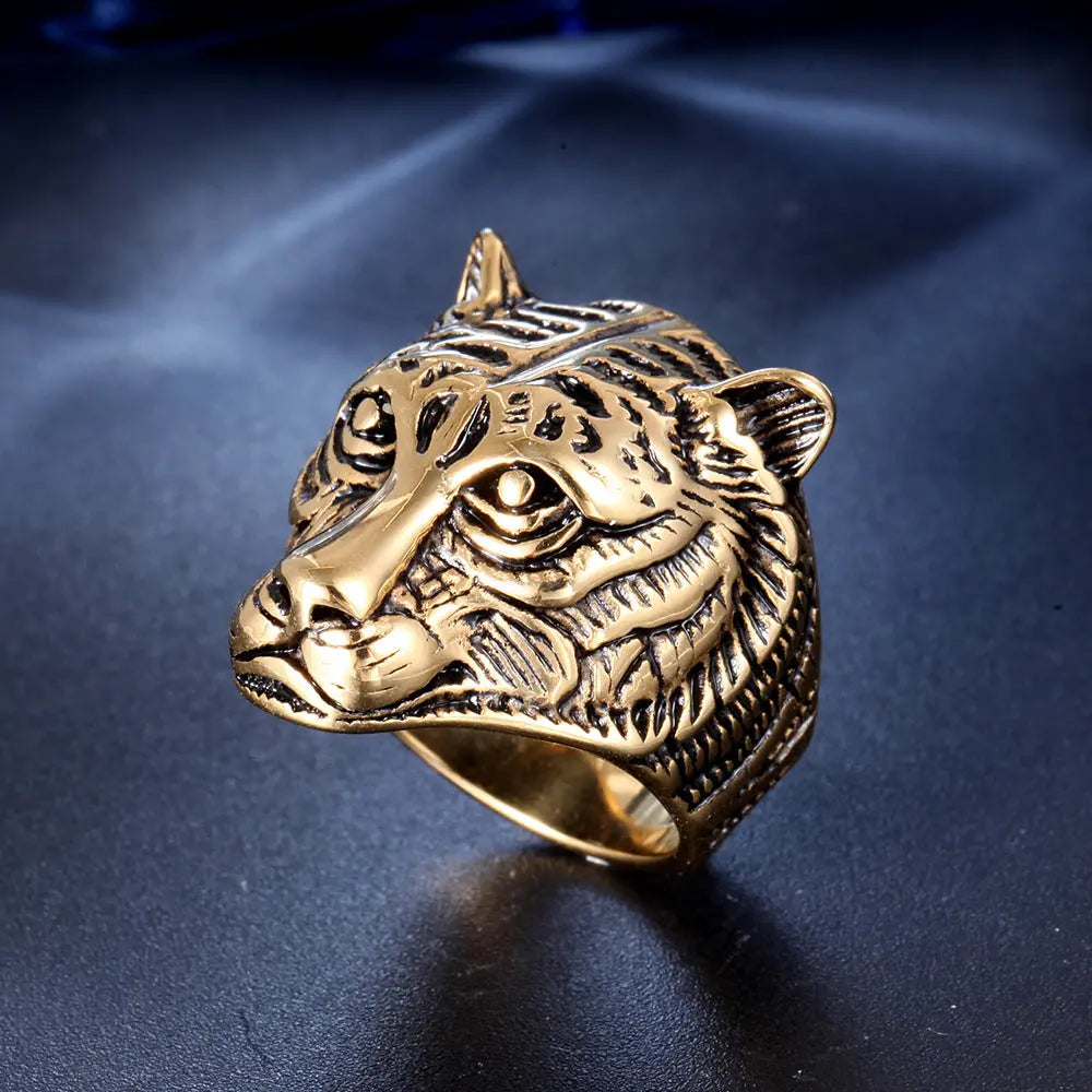 WISE TIGER HEAD RING Tiger-Universe