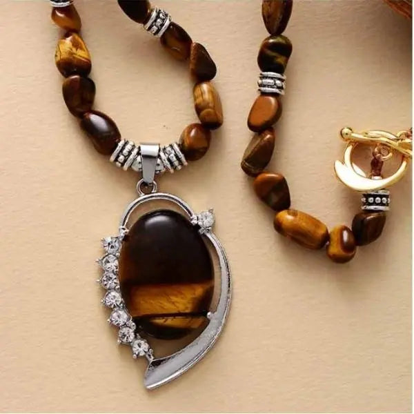Women Tiger Eye Necklace Tiger-Universe