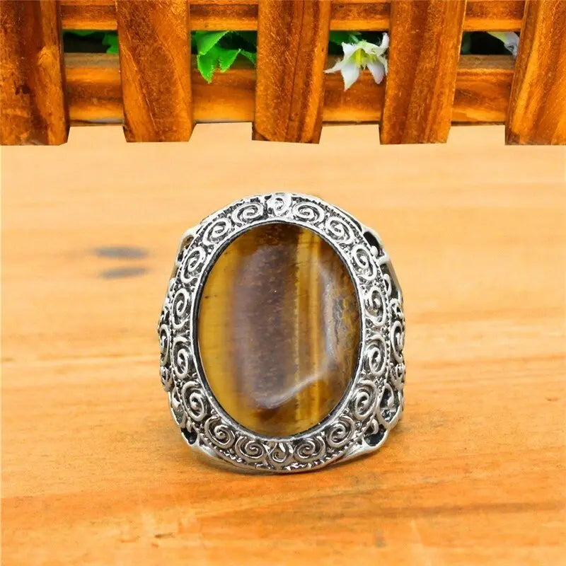 Women Tiger Eye Ring Tiger-Universe