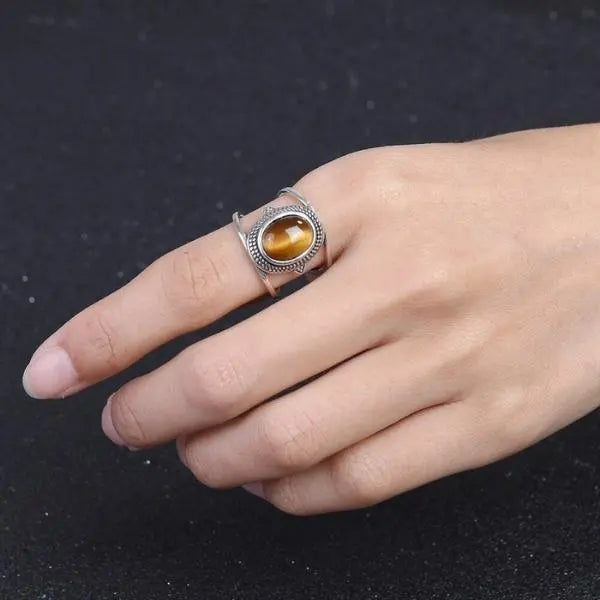 Women&#39;s Tiger Eye Ring Tiger-Universe